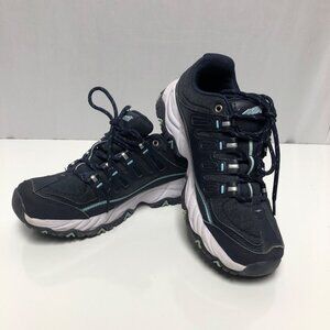Avia Running Shoes Womens Size 7 Navy Green White Athletic Sneakers